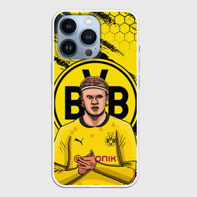 Чехол для iPhone 13 Pro с принтом ЭРЛИНГ ХОЛАНД   ERLING HAALAND ,  |  | borussia | erling braut haaland | football | sport | uefa | боруссия | сборная норвегии. | спорт | уефа | футбол | эрлинг холанд