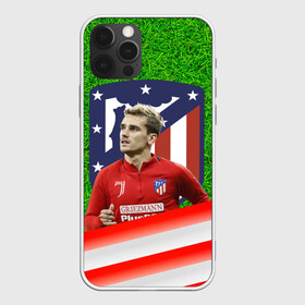 Чехол для iPhone 12 Pro с принтом Антуан Гризманн | Antoine Griezmann (+спина) (Z) , силикон | область печати: задняя сторона чехла, без боковых панелей | Тематика изображения на принте: antoine griezmann | антуан гризманн | атлетико | барса | барселона | гризман | реал сосьедад | сборная франции