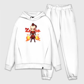 Мужской костюм хлопок OVERSIZE с принтом Zuko Fire ,  |  | aang | appa | avatar | avatar the last airbender | azula | iroh | katara | momo | sokka | toph | zuko | аанг | аватар | аватар легенда об аанге | азула | дядя айро | зуко | катара | сокка | тоф