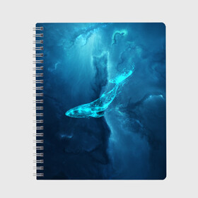 Тетрадь с принтом ЗВЕЗДНЫЙ КИТ | STAR WHALE (Z) , 100% бумага | 48 листов, плотность листов — 60 г/м2, плотность картонной обложки — 250 г/м2. Листы скреплены сбоку удобной пружинной спиралью. Уголки страниц и обложки скругленные. Цвет линий — светло-серый
 | mastodon | rorqual | whale | звездный кит | кит | китовый | космо кит | космосический | левиафан | мастадонт | мастак | столп