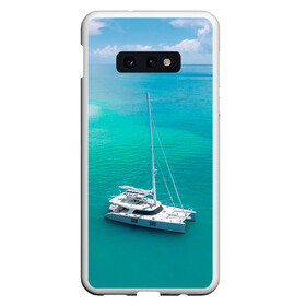 Чехол для Samsung S10E с принтом ПАРУСНИК | SAILBOAT (Z) , Силикон | Область печати: задняя сторона чехла, без боковых панелей | boat | sailboat | ship | ships | кораблик | кораблики | корабль | лагуна | лодка | лодочка | мореход | одинокая лодка | парус | парусник | судно | яхта | яхты