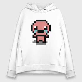 Женское худи Oversize хлопок с принтом pixel isaac , френч-терри — 70% хлопок, 30% полиэстер. Мягкий теплый начес внутри —100% хлопок | боковые карманы, эластичные манжеты и нижняя кромка, капюшон на магнитной кнопке | Тематика изображения на принте: character | cry | eyes | face | game | head | isaac | logo | pixel | sadness | tears | the binding of isaac | айзек | глаза | голова | грусть | жертвоприношение исаака | игра | лицо | лого | персонаж | пиксель | плачь | слезы