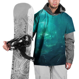 Накидка на куртку 3D с принтом Дно морское , 100% полиэстер |  | Тематика изображения на принте: дно морское | море | морское царство | океан