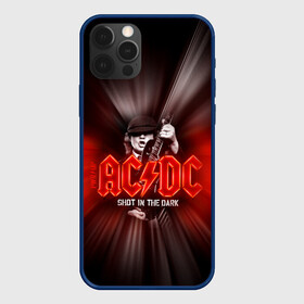 Чехол для iPhone 12 Pro с принтом AC/DC: Angus Young , силикон | область печати: задняя сторона чехла, без боковых панелей | Тематика изображения на принте: ac | ac dc | ac|dc | angus young | dc. logo | hard | rock | ангус янг | логотип