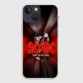 Чехол для iPhone 13 mini с принтом AC DC: Angus Young ,  |  | ac | ac dc | ac|dc | angus young | dc. logo | hard | rock | ангус янг | логотип