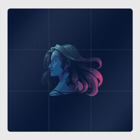 Магнитный плакат 3Х3 с принтом Амазонка , Полимерный материал с магнитным слоем | 9 деталей размером 9*9 см | Тематика изображения на принте: dc | амазонка | женщина | комиксы | чудо женщина