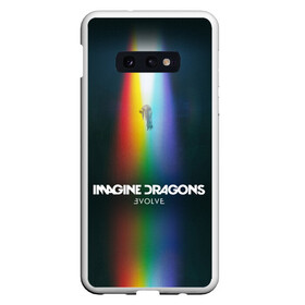 Чехол для Samsung S10E с принтом Imagine Dragons Evolve , Силикон | Область печати: задняя сторона чехла, без боковых панелей | believer | dan reynolds | dragons | evolve | imagine | indie | pop | rock | имежин дрэгонс | инди | поп | рок