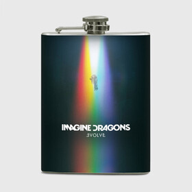 Фляга с принтом Imagine Dragons Evolve , металлический корпус | емкость 0,22 л, размер 125 х 94 мм. Виниловая наклейка запечатывается полностью | Тематика изображения на принте: believer | dan reynolds | dragons | evolve | imagine | indie | pop | rock | имежин дрэгонс | инди | поп | рок