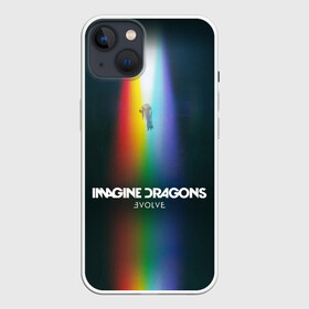 Чехол для iPhone 13 с принтом Imagine Dragons: Evolve ,  |  | believer | dan reynolds | dragons | evolve | imagine | indie | pop | rock | имежин дрэгонс | инди | поп | рок