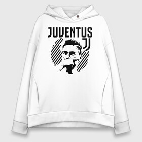 Женское худи Oversize хлопок с принтом Juventus Paulo Dybala , френч-терри — 70% хлопок, 30% полиэстер. Мягкий теплый начес внутри —100% хлопок | боковые карманы, эластичные манжеты и нижняя кромка, капюшон на магнитной кнопке | 10 | ac milan | champions | fifa | juve | juventus | juvi | paulo dybala | soccer | uefa | дубала | лига чемпионов | номер | пауло дибала | сборная аргентины | спорт | уефа | фифа | фк | футбол | футболист | футбольный клуб | 