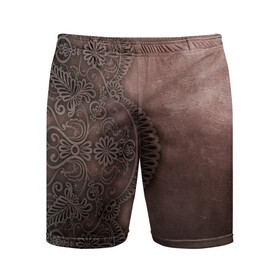 Мужские шорты спортивные с принтом Lace Pattern ,  |  | lace | pattern | sides | wall | узор