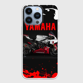 Чехол для iPhone 13 Pro с принтом YAMAHA [004] ,  |  | moto | yamaha | мотоцикл | ямана | ямаха