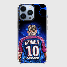 Чехол для iPhone 13 Pro с принтом НЕЙМАР   NEYMAR JR   НЕОН ,  |  | Тематика изображения на принте: football | neymar | paris saint germain football club | sport | uefa | неймар | неймар да силва сантос жуниор | пари сен жермен | псж | сборная бразилии | спорт | уефа. | футбол