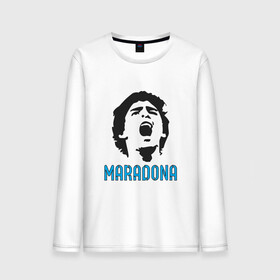 Мужской лонгслив хлопок с принтом Maradona Scream , 100% хлопок |  | Тематика изображения на принте: argentina | maradona | messi | sport | аргентина | гол | диего | марадона | месси | мяч | рука бога | спорт | футбол | чемпион