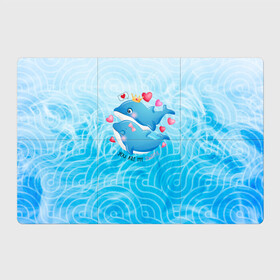 Магнитный плакат 3Х2 с принтом Два дельфина , Полимерный материал с магнитным слоем | 6 деталей размером 9*9 см | Тематика изображения на принте: cute | dolphin | два дельфина | дельфин | дельфин в море | дельфинами | любовь | милый | мир | подводный | сердечки
