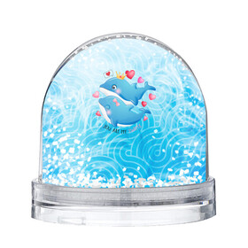 Игрушка Снежный шар с принтом Два дельфина , Пластик | Изображение внутри шара печатается на глянцевой фотобумаге с двух сторон | cute | dolphin | два дельфина | дельфин | дельфин в море | дельфинами | любовь | милый | мир | подводный | сердечки