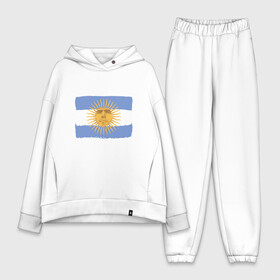 Женский костюм хлопок Oversize с принтом Maradona Sun ,  |  | argentina | maradona | messi | sport | аргентина | гол | диего | марадона | месси | мяч | рука бога | спорт | футбол | чемпион