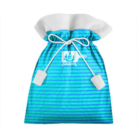 Подарочный 3D мешок с принтом Кораблик в бутылке , 100% полиэстер | Размер: 29*39 см | бутылка | в бутылке | кораблик | кораблики на синем | корабль | пузыри