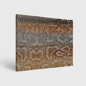 Холст прямоугольный с принтом Snake skin , 100% ПВХ |  | Тематика изображения на принте: animal | leather | natural | skin | snake | texture | wild