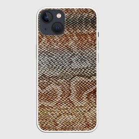 Чехол для iPhone 13 с принтом Snake skin ,  |  | animal | leather | natural | skin | snake | texture | wild