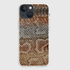 Чехол для iPhone 13 mini с принтом Snake skin ,  |  | animal | leather | natural | skin | snake | texture | wild