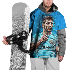 Накидка на куртку 3D с принтом Серхио Агуэро , 100% полиэстер |  | sergio aguero | аргентина | манчестер | манчестер сити | фк | футбол | футбольный клуб