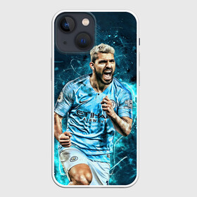 Чехол для iPhone 13 mini с принтом Серхио Агуэро ,  |  | sergio aguero | аргентина | манчестер | манчестер сити | фк | футбол | футбольный клуб