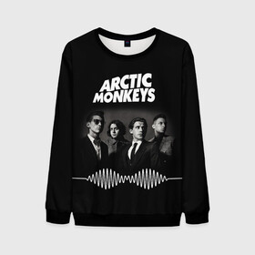 Мужской свитшот 3D с принтом arctic monkeys , 100% полиэстер с мягким внутренним слоем | круглый вырез горловины, мягкая резинка на манжетах и поясе, свободная посадка по фигуре | Тематика изображения на принте: alex turner | arctic monkeys | britain | great | indie | rock | алекс тернер | арктик монкейс | инди | рок