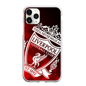 Чехол для iPhone 11 Pro матовый с принтом LIVERPOOL / ЛИВЕРПУЛЬ , Силикон |  | football | liverpool | sport | uefa | английская премьер лига. | ливерпуль | лига финал | матч | спорт | уефа | финал | футбол