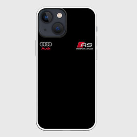 Чехол для iPhone 13 mini с принтом AUDI | АУДИ | QUATTRO (+с) (Z) ,  |  | audi | auto | autosport | perfomance | quattro | rs | sport | авто | авто спорт | автомобиль | автомобильные | автоспорт | ауди | бренд | кватро | марка | машины | перфоманс | рс | спорт