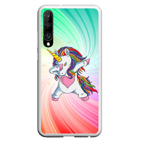 Чехол для Honor P30 с принтом Танцующий единорог | Unicorn DAB (Z) , Силикон | Область печати: задняя сторона чехла, без боковых панелей | dab | edm | tutto molto interessante | unicorn | unicornis | вымышленное существо | дэб | единорог | жест чихания | инрог | каркаданн | мифическое существо | моноцерос | нарвал | существо | танец | танцы | уличные танцы