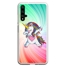 Чехол для Honor 20 с принтом Танцующий единорог | Unicorn DAB (Z) , Силикон | Область печати: задняя сторона чехла, без боковых панелей | dab | edm | tutto molto interessante | unicorn | unicornis | вымышленное существо | дэб | единорог | жест чихания | инрог | каркаданн | мифическое существо | моноцерос | нарвал | существо | танец | танцы | уличные танцы