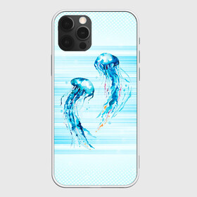 Чехол для iPhone 12 Pro Max с принтом Медузы , Силикон |  | Тематика изображения на принте: jellyfish | medusa | жители | медуза | медузы | морские | океан