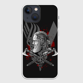 Чехол для iPhone 13 mini с принтом Vikings Art ,  |  | viking | vikings | альфред великий | аслауг | викинг | викинги | конунг | лагерта | один | рагнар лодброк | сериал | сериалы | харальд