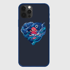 Чехол для iPhone 12 Pro с принтом Ocean heart. Totoro , силикон | область печати: задняя сторона чехла, без боковых панелей | catbus | fish | heart | kanta | kusakabe | mei | ocean | ogaki | satsuki | surf | susuvatari | tatsuo | totoro | water | waves | yasuko | вода | волны | канта | котобус | кусакабэ | море | мэй | огаки | океан | прибой | рыба | сацуки | сердце | сусуватари