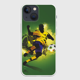 Чехол для iPhone 13 mini с принтом Футбол ,  |  | football | игра с мячом | игрок | мяч | спорт | футбол | футболист | чемпионат по футболу