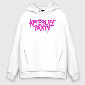 Мужское худи Oversize хлопок с принтом Afterlife Party , френч-терри — 70% хлопок, 30% полиэстер. Мягкий теплый начес внутри —100% хлопок | боковые карманы, эластичные манжеты и нижняя кромка, капюшон на магнитной кнопке | fortnite | gamers | games | music | party | вечеринка | джей бавлин | игры | королевская битва | фортнайт