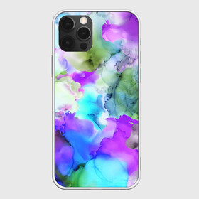 Чехол для iPhone 12 Pro Max с принтом Акварельная краска , Силикон |  | abstract | art | casual | gradient | summer | texture | watercolor | абстракция | акварель | брызги красок | градиент | краски | лето | повседневный стиль | пятна | разводы красок | разноцветные разводы | текстура | узор