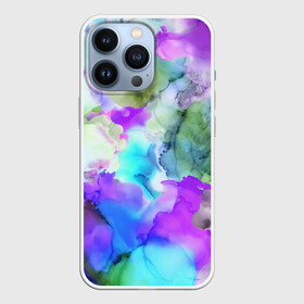 Чехол для iPhone 13 Pro с принтом Акварельная краска ,  |  | abstract | art | casual | gradient | summer | texture | watercolor | абстракция | акварель | брызги красок | градиент | краски | лето | повседневный стиль | пятна | разводы красок | разноцветные разводы | текстура | узор