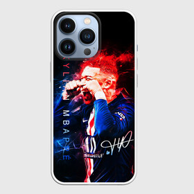 Чехол для iPhone 13 Pro с принтом Килиан Мбаппе ,  |  | kylian mbappe | килиан мбаппе | номер 7 | псж | сборная франции | футбол | футболист