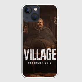 Чехол для iPhone 13 mini с принтом RESIDENT EVIL VILLAGE ,  |  | resident evil | resident evil 8 village | village | вампиры | димитреску | леди | резидент | эвил
