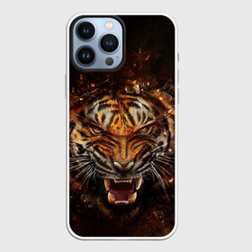 Чехол для iPhone 13 Pro Max с принтом ЯРОСТЬ ТИГРА ,  |  | animal | beast | cat | hunter | tiger | агрессия | брутальность | животные | звери | клыки | кошки | охотник | пасть | природа | рев | тигр | хищник | царь