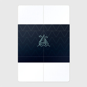 Магнитный плакат 2Х3 с принтом Парусная лодка , Полимерный материал с магнитным слоем | 6 деталей размером 9*9 см | sailboat | кораблик | корабль | лодка | парус | парусная лодка | тату | татуировка