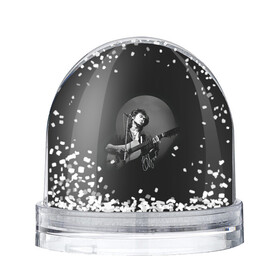 Игрушка Снежный шар с принтом Цой на концерте , Пластик | Изображение внутри шара печатается на глянцевой фотобумаге с двух сторон | kino | rock | кино | музыкант | рок | русский рок | сой | тцой | цой