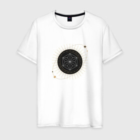 Мужская футболка хлопок с принтом карта таро звезда , 100% хлопок | прямой крой, круглый вырез горловины, длина до линии бедер, слегка спущенное плечо. | Тематика изображения на принте: астрология | звезда | карма | карта | космос | магия | мистика | оккультный глаз | планеты | расклад мистическое существо | руны | таро