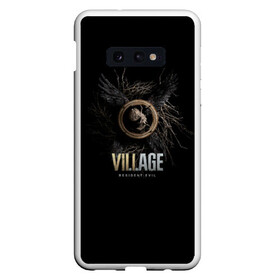 Чехол для Samsung S10E с принтом Resident Evil Village , Силикон | Область печати: задняя сторона чехла, без боковых панелей | Тематика изображения на принте: biohazard | lady dumitrescu | re 8 | re village | resident evil | stars | umbrella | vampire | vii | village | амбрелла | вампир | диметреску | димитреску | зомби | корпорация амбрелла | обитель зла | обитель зла деревня | резидент | резиден