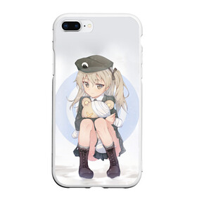 Чехол для iPhone 7Plus/8 Plus матовый с принтом Girls und Panzer , Силикон | Область печати: задняя сторона чехла, без боковых панелей | Тематика изображения на принте: darjeeling | girls und panzer | girls und panzer правда | дарджилинг | девочки и танки | девушки и танки | катюша | нисидзуми михо | правда | танки