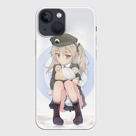 Чехол для iPhone 13 mini с принтом Girls und Panzer ,  |  | Тематика изображения на принте: darjeeling | girls und panzer | girls und panzer правда | дарджилинг | девочки и танки | девушки и танки | катюша | нисидзуми михо | правда | танки