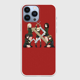 Чехол для iPhone 13 Pro Max с принтом Girls und Panzer Правда ,  |  | darjeeling | girls und panzer | girls und panzer правда | дарджилинг | девочки и танки | девушки и танки | катюша | нисидзуми михо | правда | танки