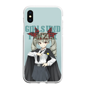 Чехол для iPhone XS Max матовый с принтом Girls und Panzer , Силикон | Область печати: задняя сторона чехла, без боковых панелей | darjeeling | girls und panzer | girls und panzer правда | дарджилинг | девочки и танки | девушки и танки | катюша | нисидзуми михо | правда | танки